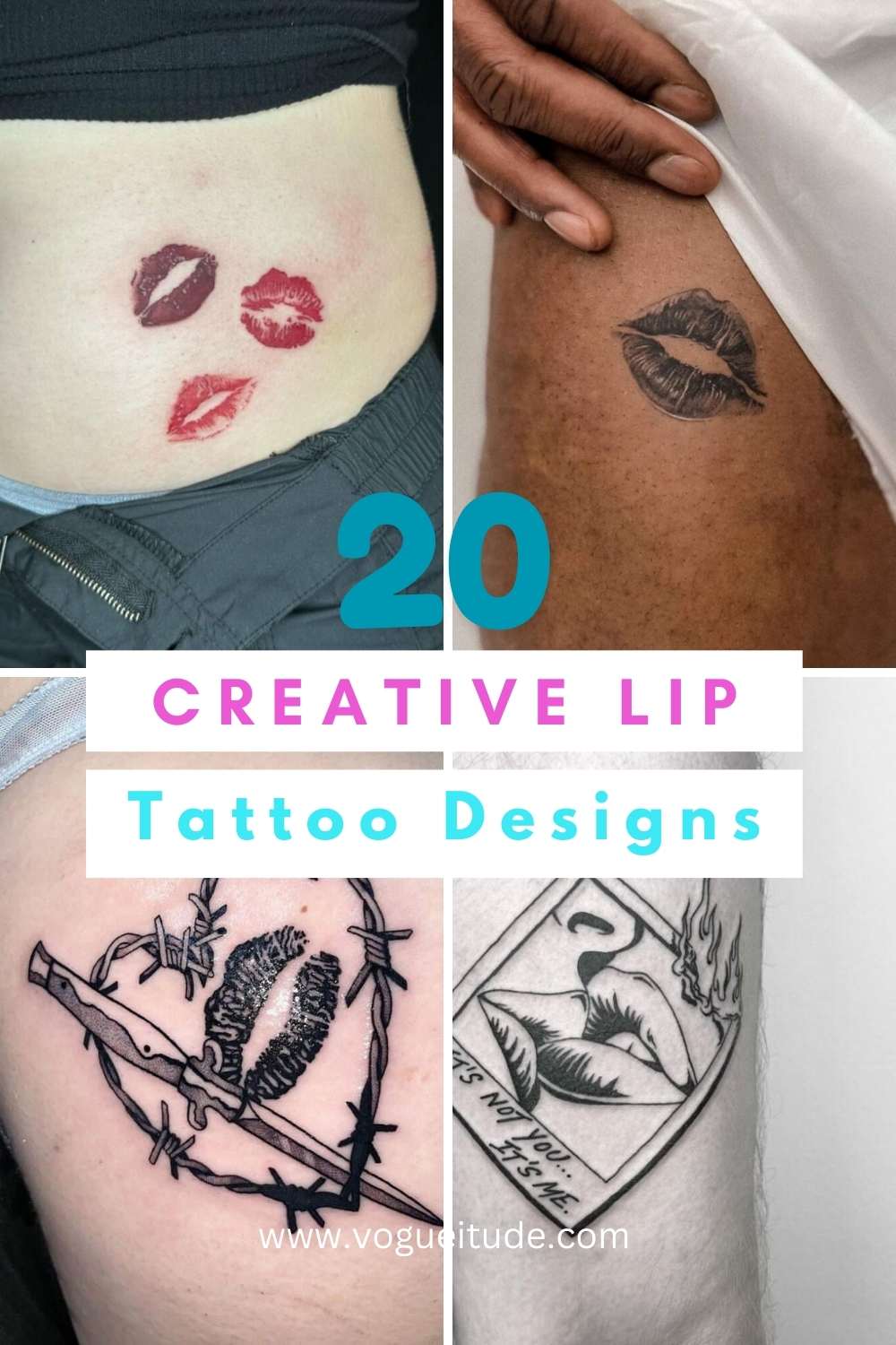 20 Bold and Creative Lip Tattoo Ideas You’ll Love