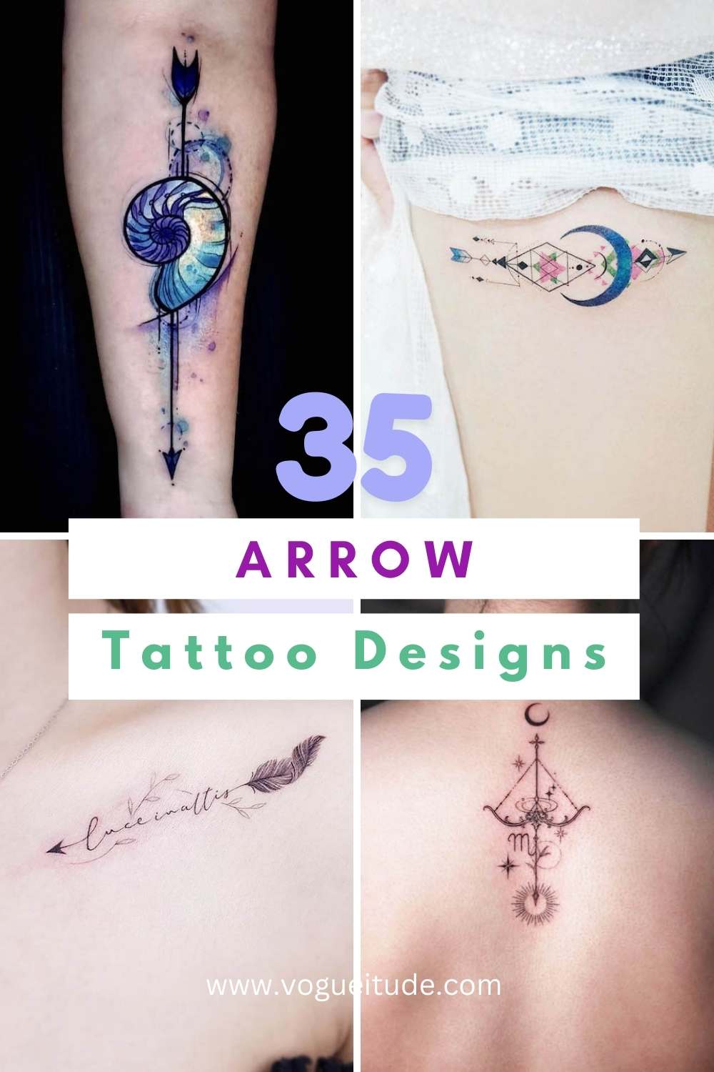 35 Beautiful Arrow Tattoo Designs: Simple, Bold, and Meaningful