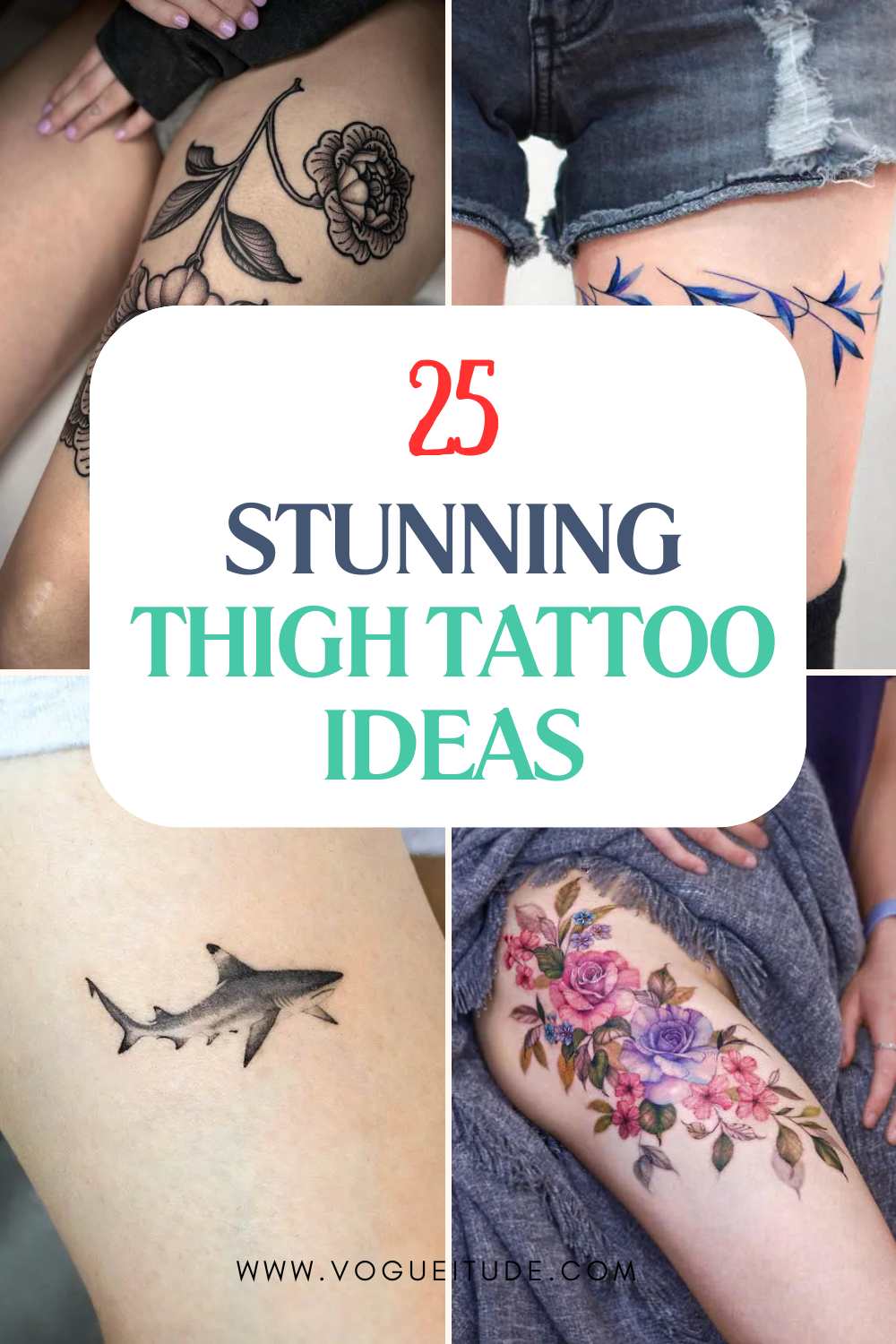 20 Stunning Thigh Tattoo Ideas to Inspire Your Next Ink