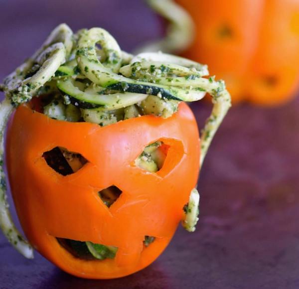 Bell Pepper Zoodles by Tasting Page