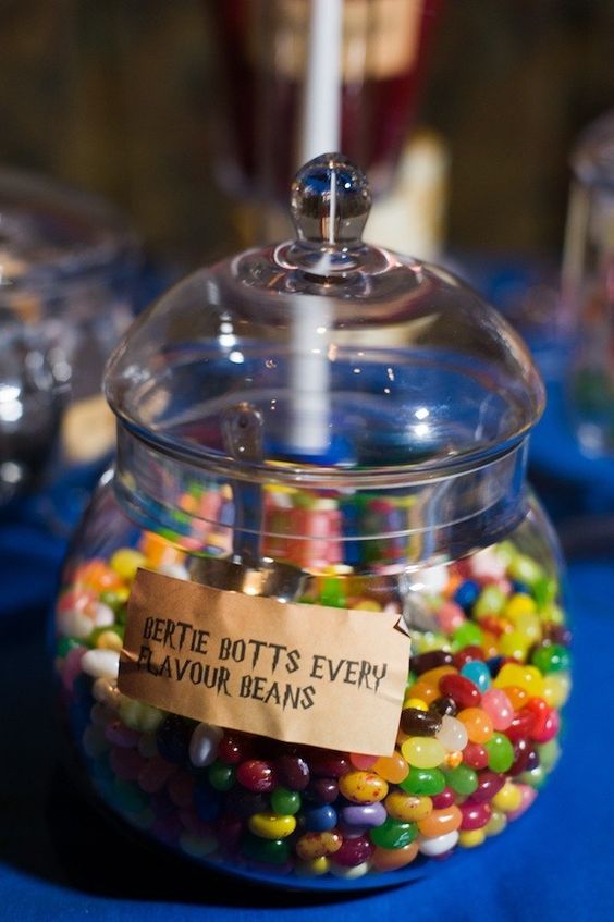 Bertie Botts Every Flavour beans on hand for snacking!