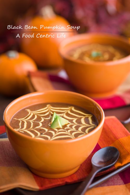 Black bean pumpkin soup by A Food Centric Life