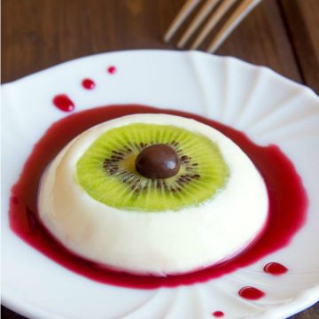 Bloody Eyeball Dessert by Nerdy Mamma