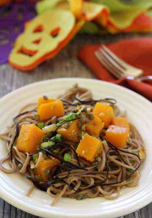 Butternut Squash and Soba Noodles from Letty at Letty’s Kitchen