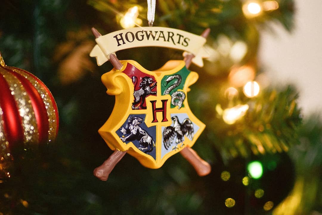 Christmas Tree Ornaments With Harry Potter Style.