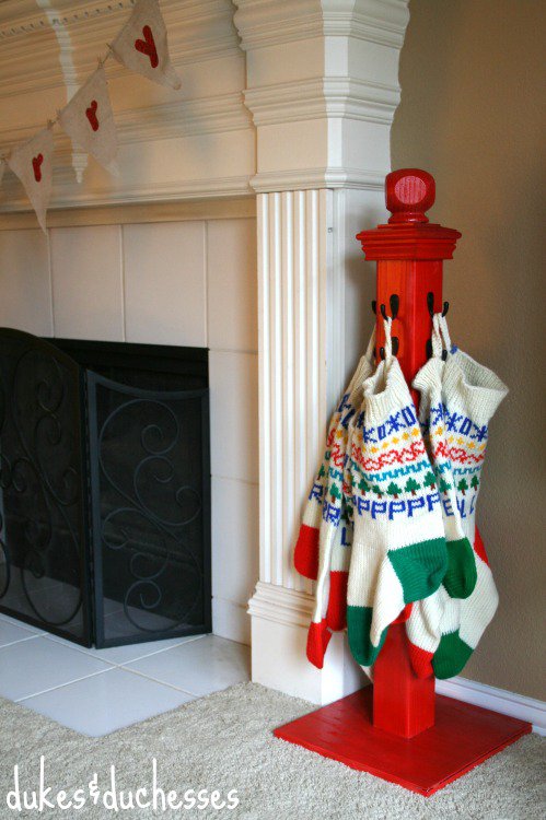 DIY Stocking Hanger