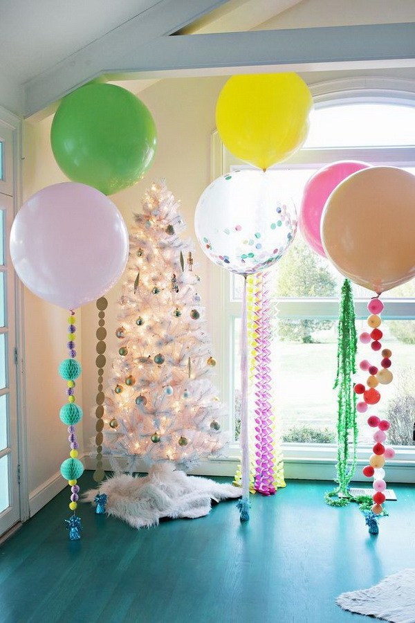 Embellished Balloons For Party Decoration.