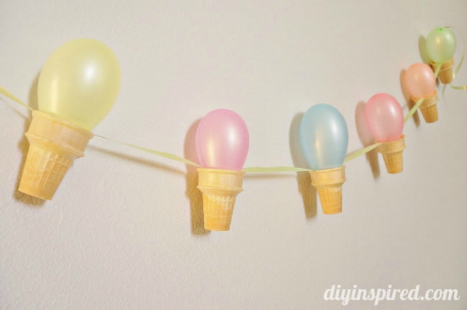 Fancy a fun ice cream garland.