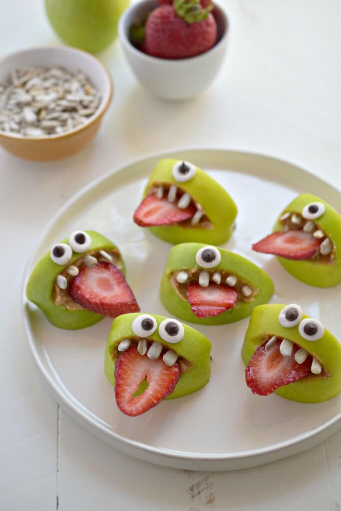 Halloween Fruit Monster Treats by Fork and Beans