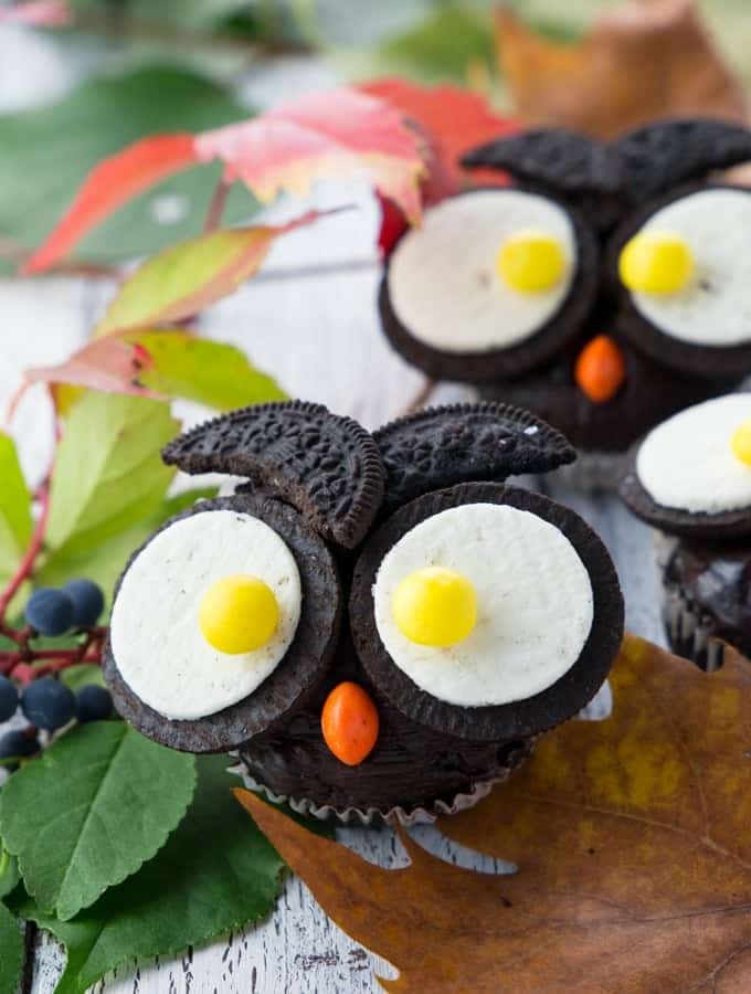 Halloween Owl Cupcakes – Vegan Heaven