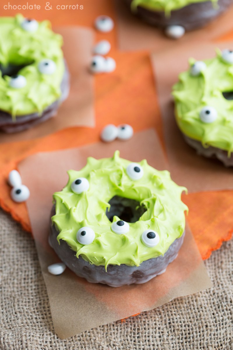 Monster doughnuts by Chocolate Carrots