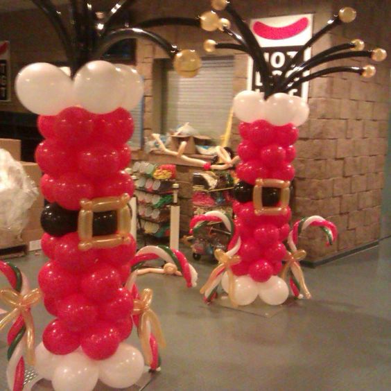 Santa Column Stands