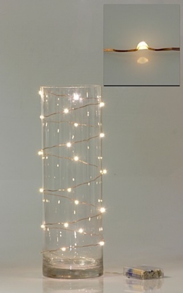 Wired Fairy Lights via DIY Wedding Shop