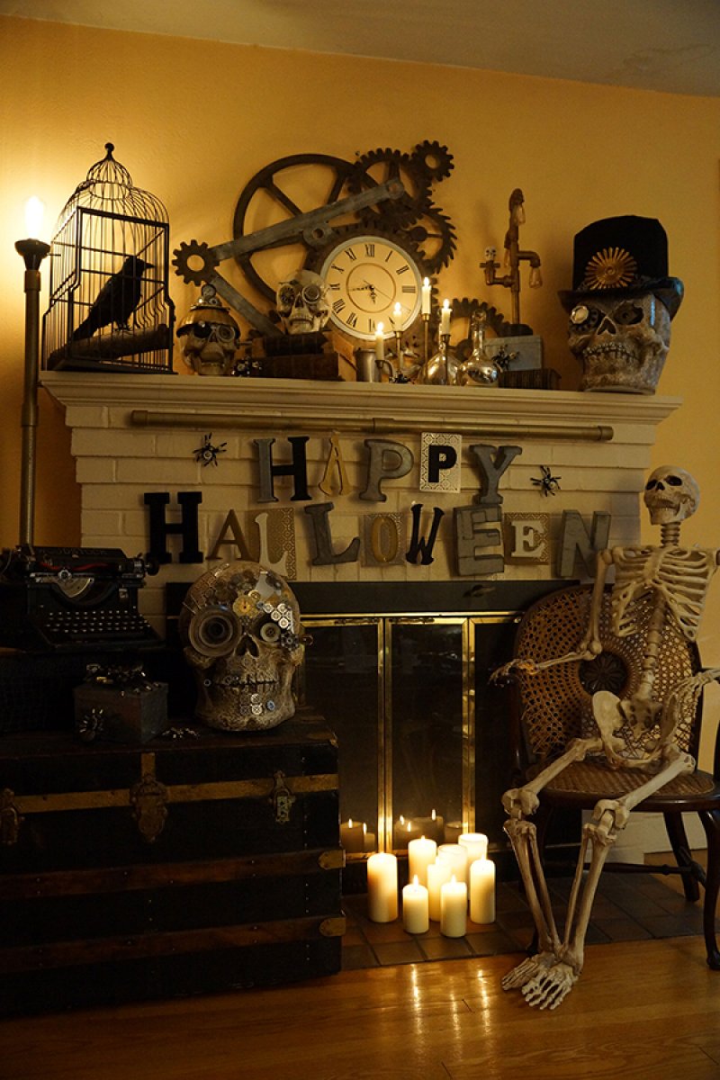 DIY Steampunk Halloween Decorations By Home Depot