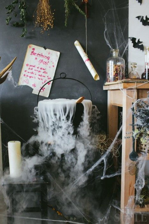 Halloween Dry Ice Ideas via Home and Style