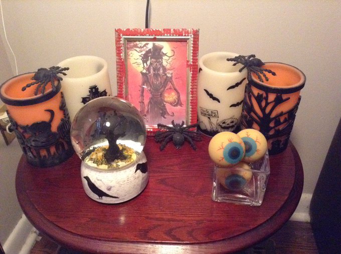 Indoor Halloween decor