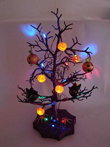 SPOOKY LED LIGHTED HALLOWEEN TREE