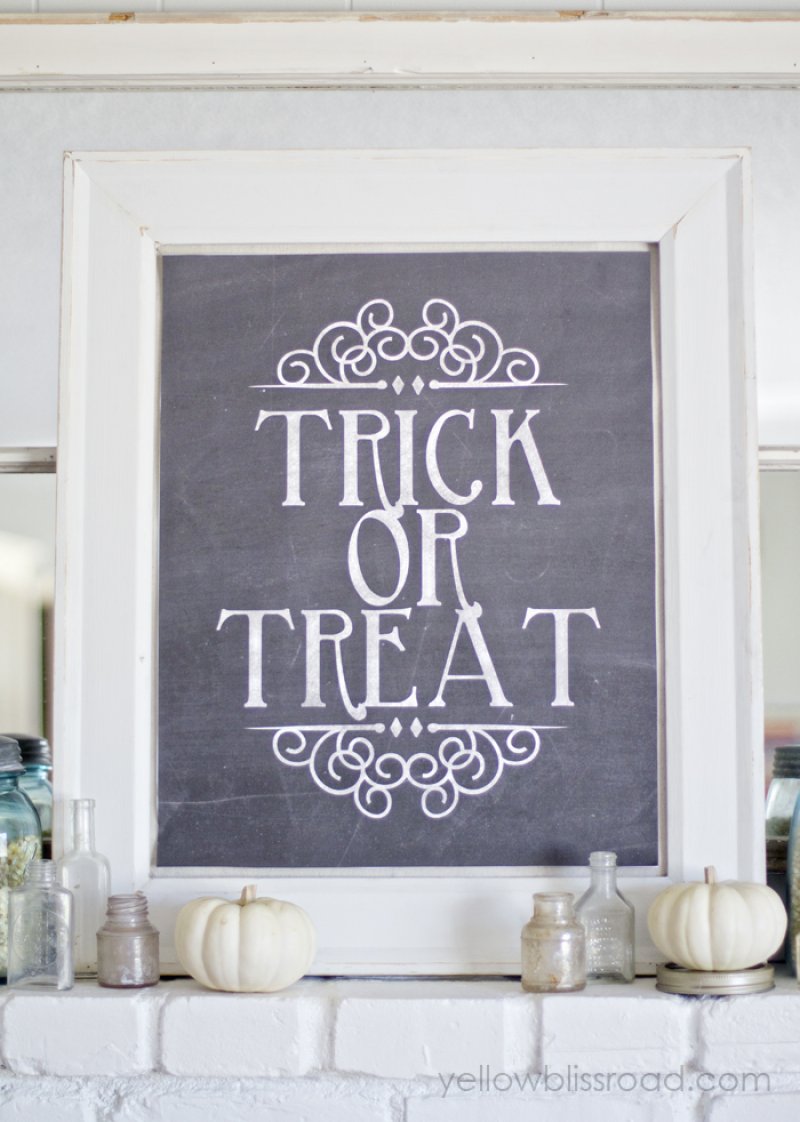 Trick or Treat Sign