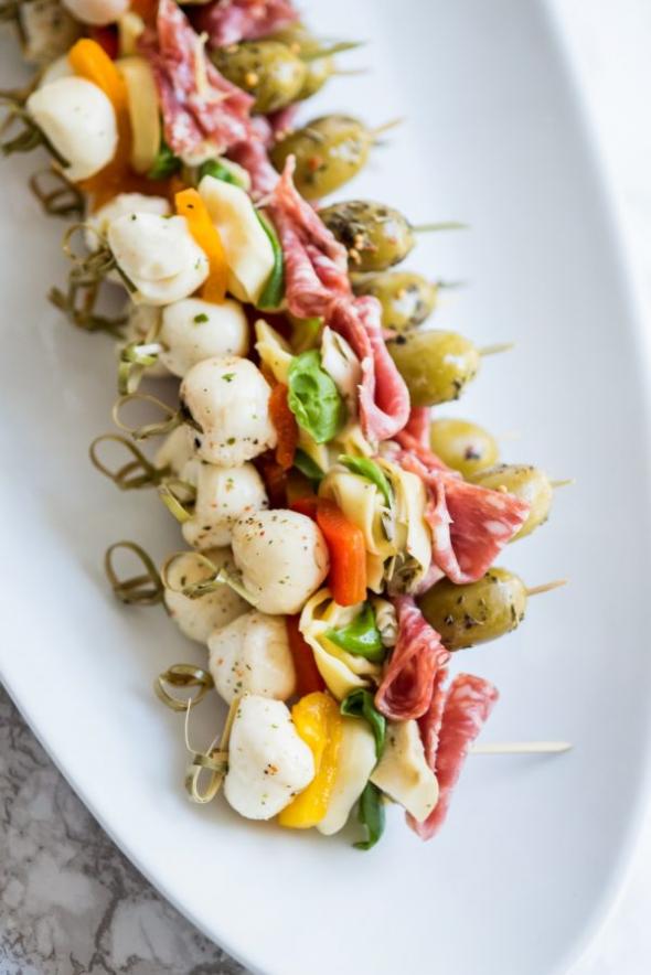 Antipasto Skewers from The Sweet Occasion