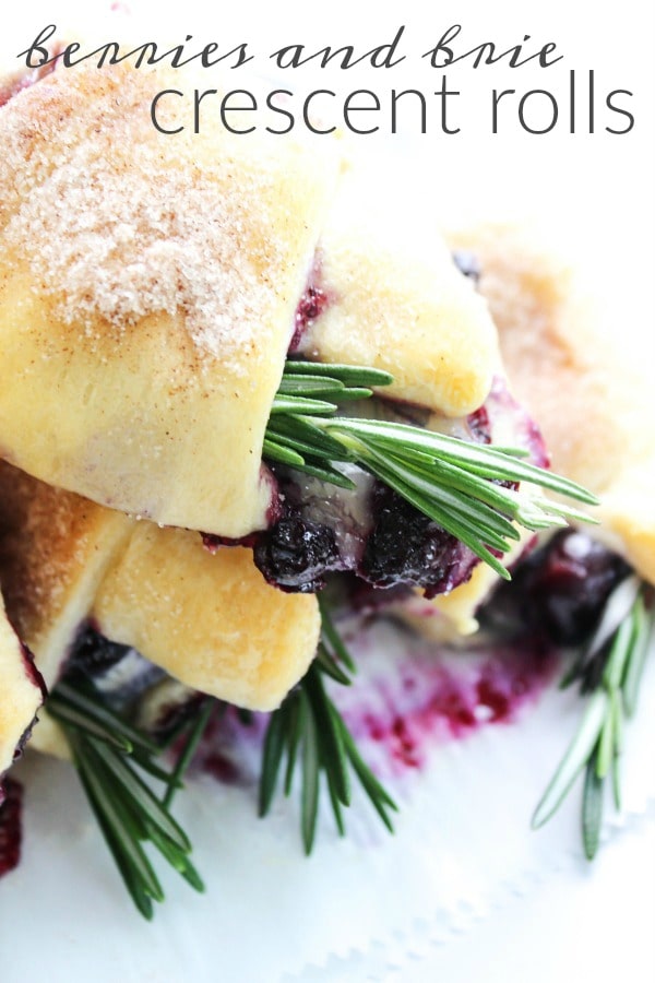 Berries & Brie Crescent Rolls