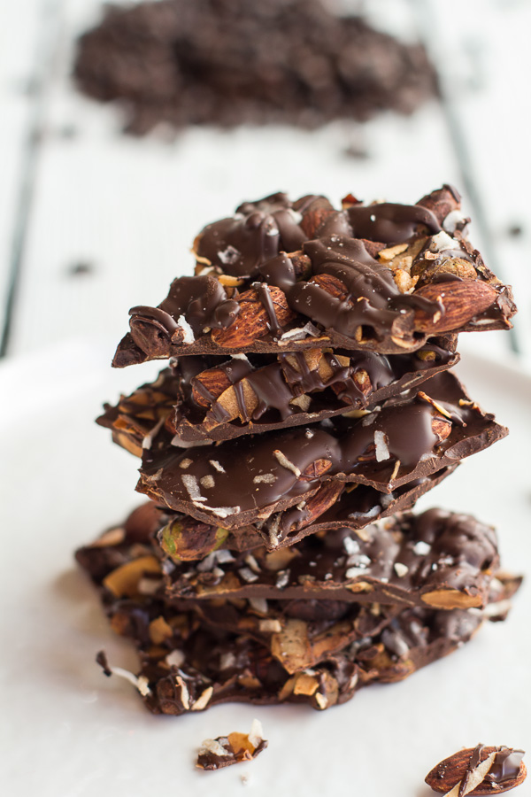 Coffee, Almond & Coconut Bark.