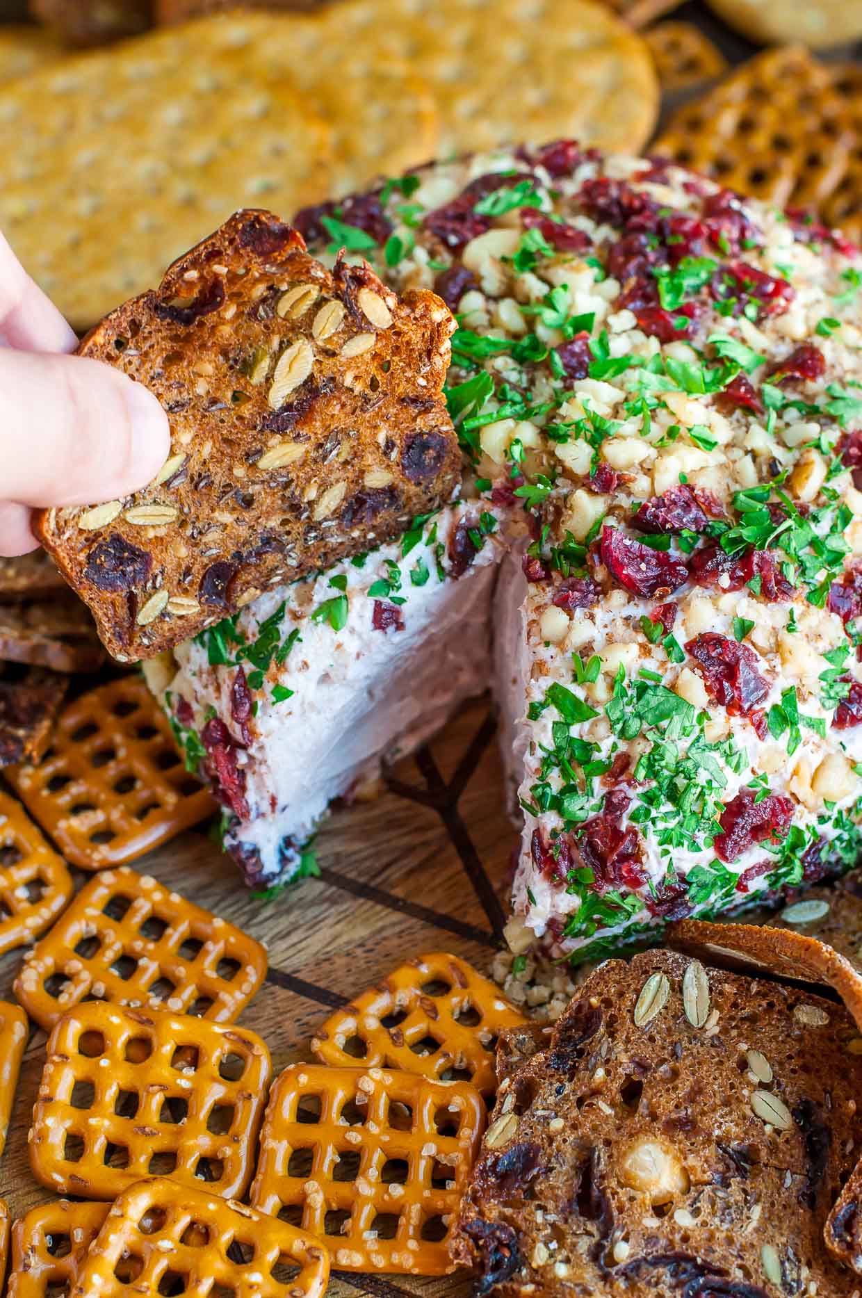 Cranberry Walnut Holiday Cheeseball