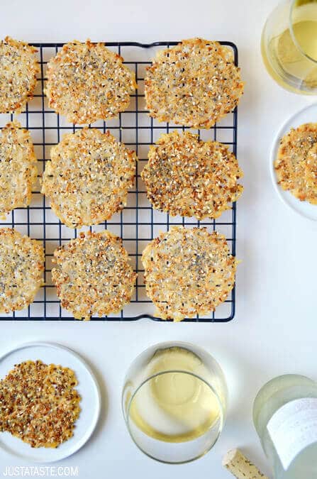 Everything Parmesan Cheese Crisps