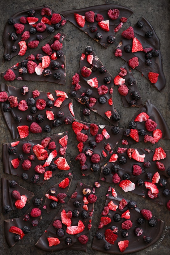 Fruity Chocolate Bark from Love and Olive Oil