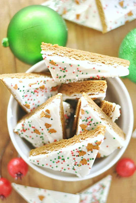 Gingerbread Cookie Bark.