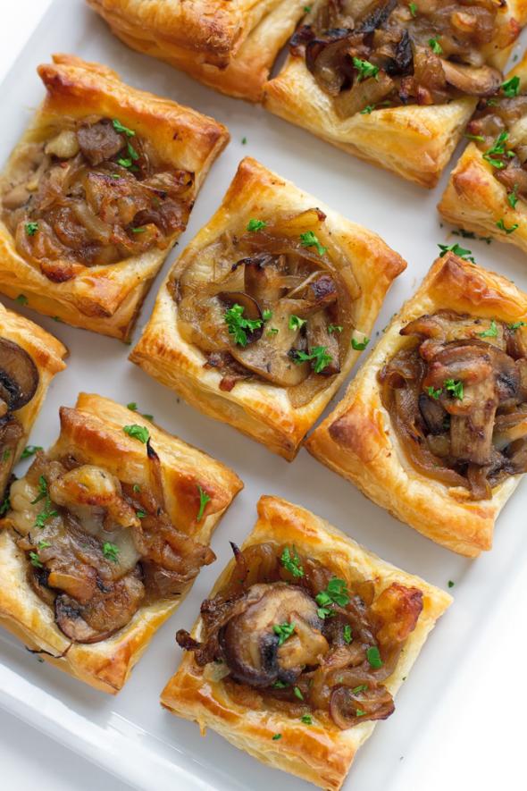 Gruyere, Mushroom, & Caramelized Onion Bites from Little Spice Jar