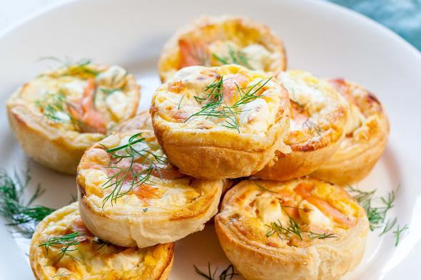 Mini Salmon Quiches from Simply Recipes