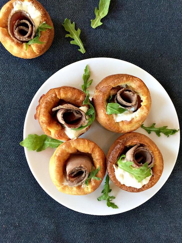 Mini Yorkshire Pudding Canapés from My Gorgeous Recipes
