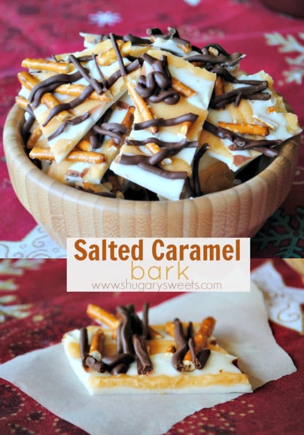 Salted Caramel Bark from Shugary Sweets