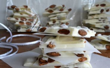 White Toasted Almond Bark with Sea Salt from The View from Great Island