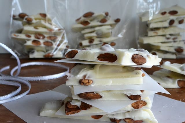 White Toasted Almond Bark with Sea Salt from The View from Great Island