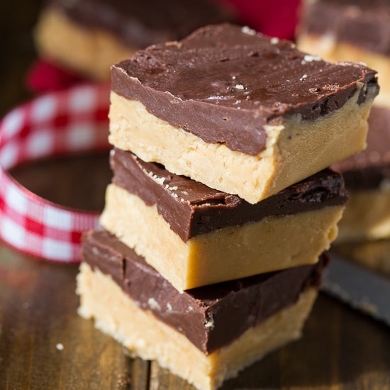 Buckeye Fudge from Spicy Southern Kitchen