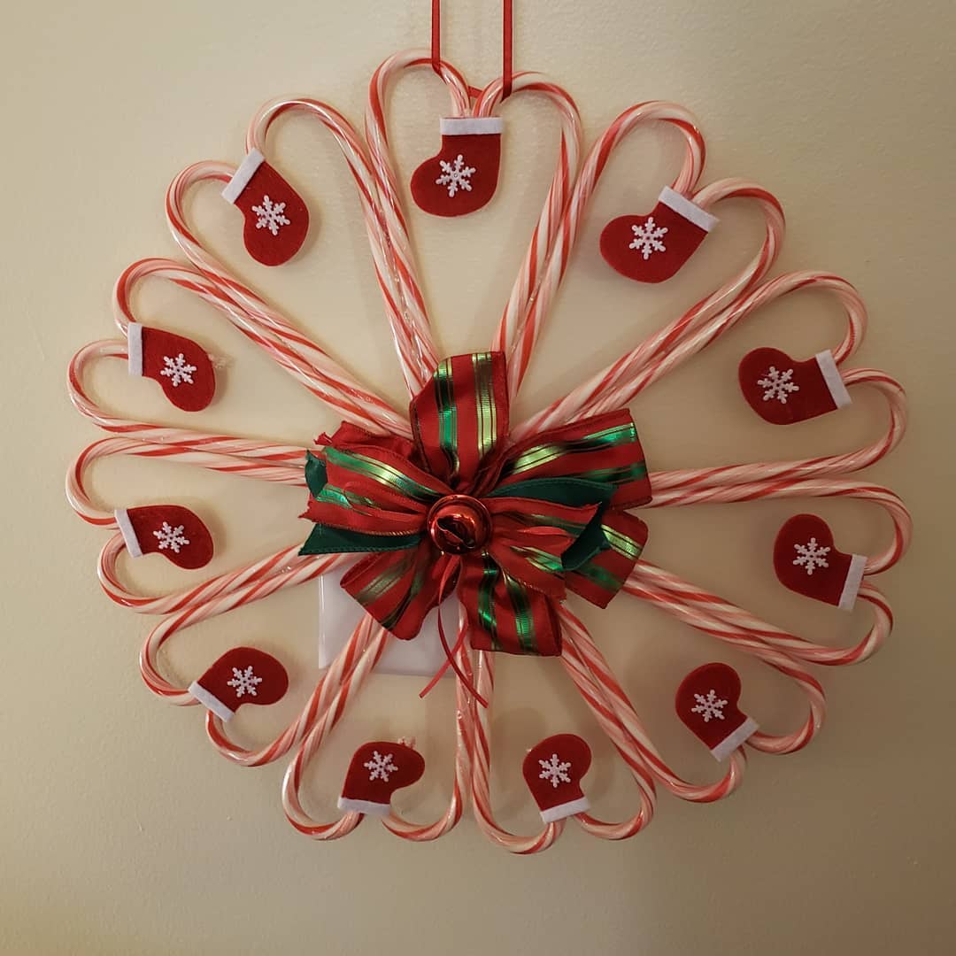 Candy cane crafts.