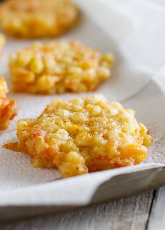 Cheddar Corn Fritter.