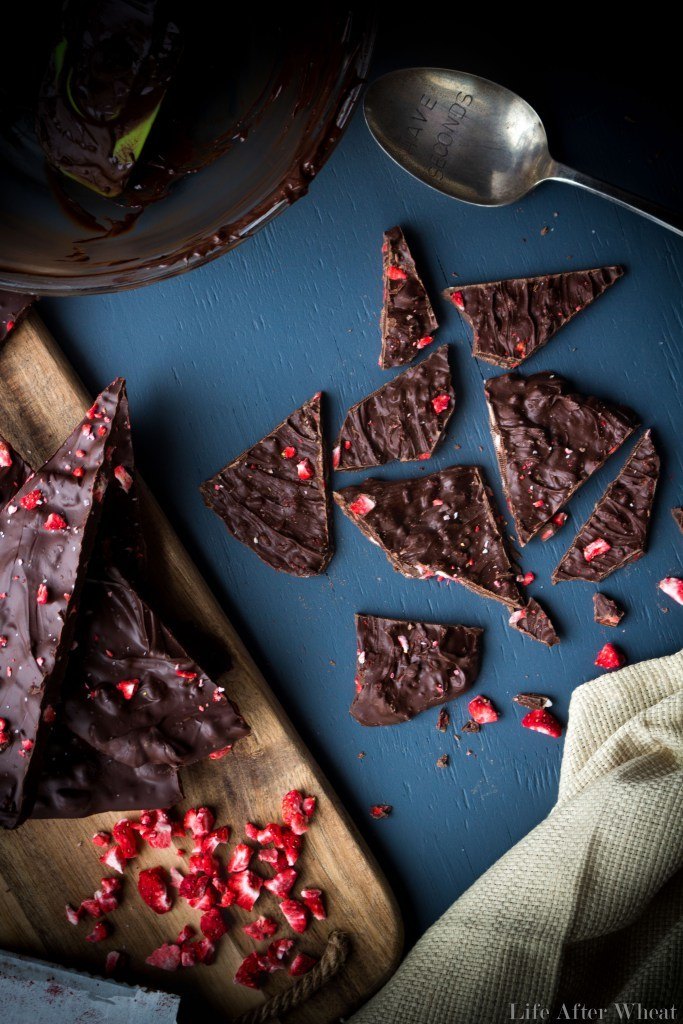 Chocolate Covered Strawberry Bark from Life After Wheat