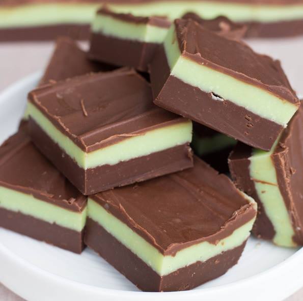 Chocolate Mint Fudge from Grab Your Spork