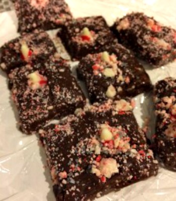 Chocolate peppermint fudge.