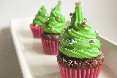 Christmas Tree Cupcakes – Raspberri Cupcakes