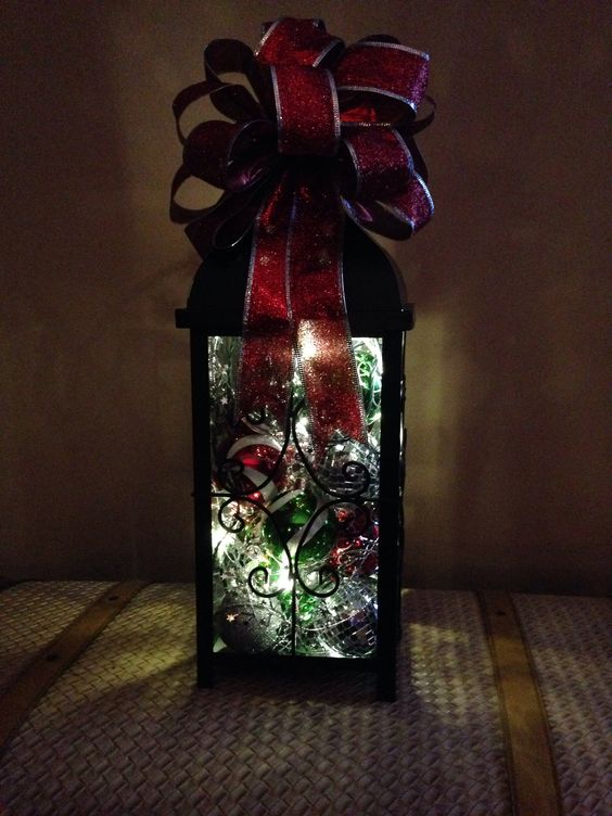 DIY Christmas Lantern.