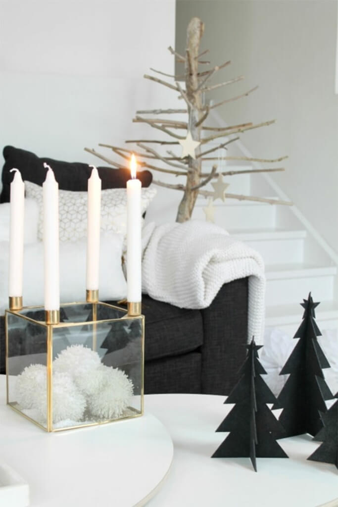 DIY Christmas Table Decor.