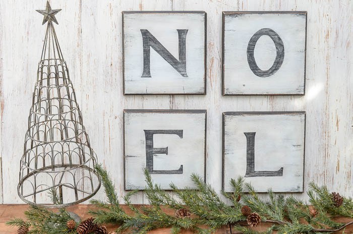 Distressed Christmas Signs by Practically Functional