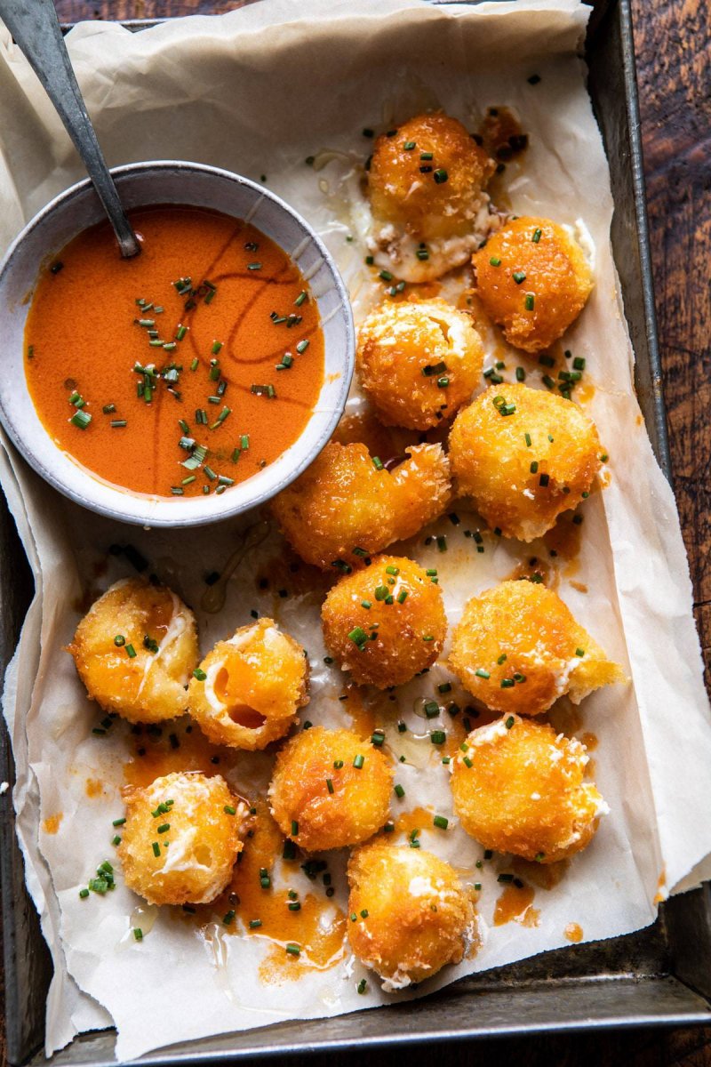 Fried Buffalo Goat Cheese Balls