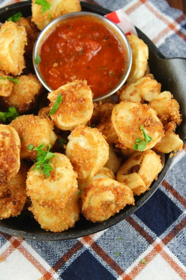 Fried Tortellini.