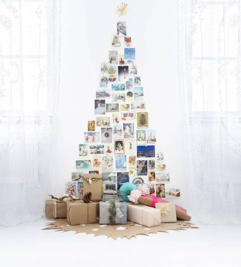 Greeting Cards Christmas Wall Tree.