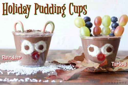 Holiday Pudding Cups from We’re Parents