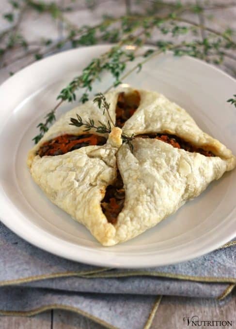 Lentil Puff Pastry Pockets by VNutrition